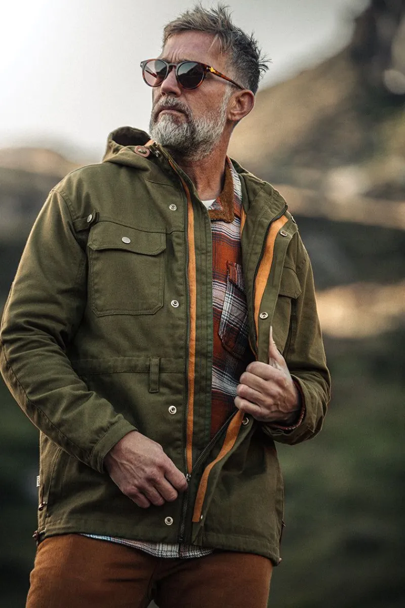 &SONS Noah Cagoule Army Green Fashion
