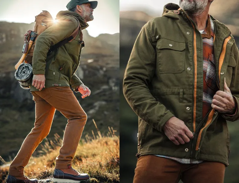 &SONS Noah Cagoule Army Green Fashion
