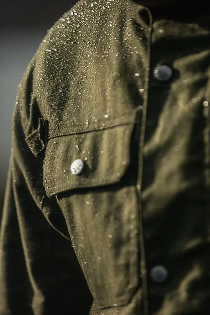 &SONS Noah Cagoule Army Green Fashion