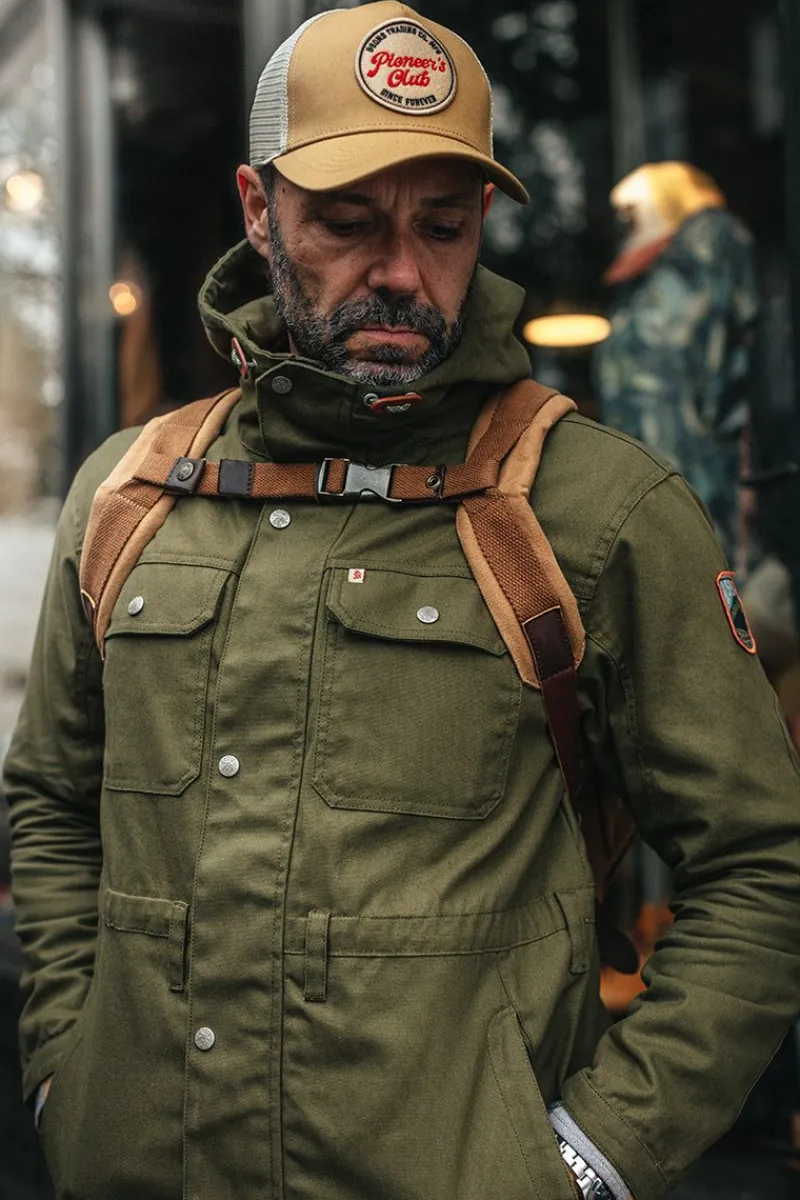 &SONS Noah Cagoule Army Green Fashion