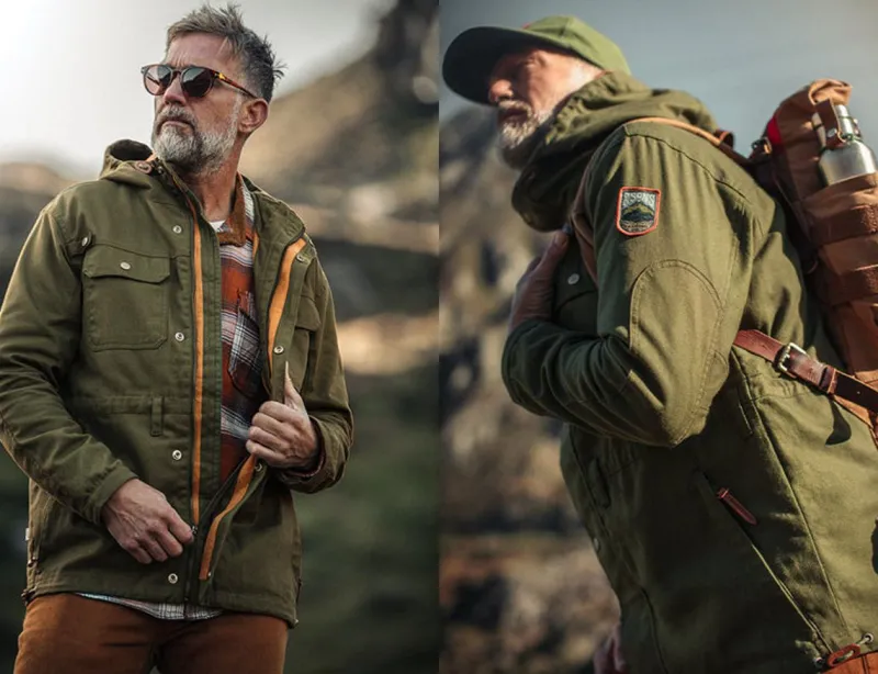 &SONS Noah Cagoule Army Green Fashion