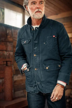 &SONS Prospector Jacket Navy Clearance
