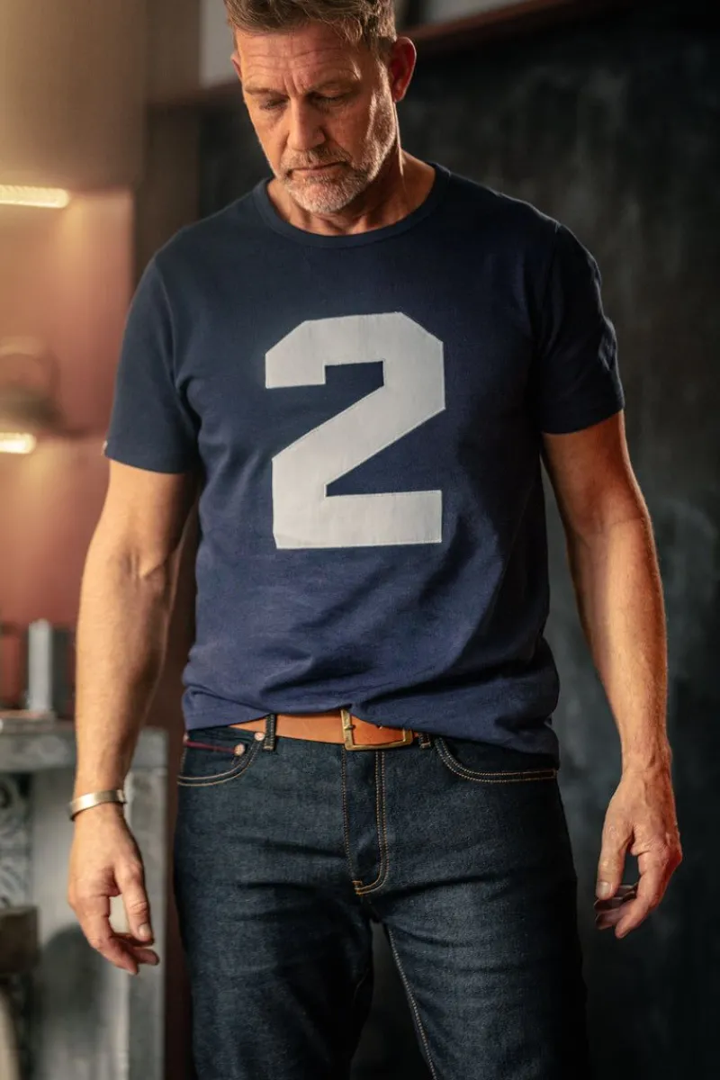 &SONS Racing 2 T-Shirt Navy Outlet