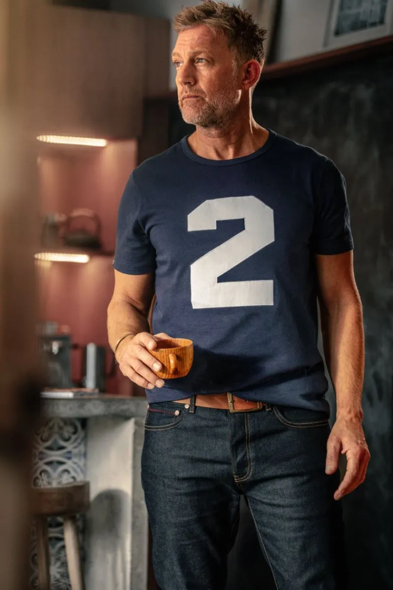 &SONS Racing 2 T-Shirt Navy Outlet
