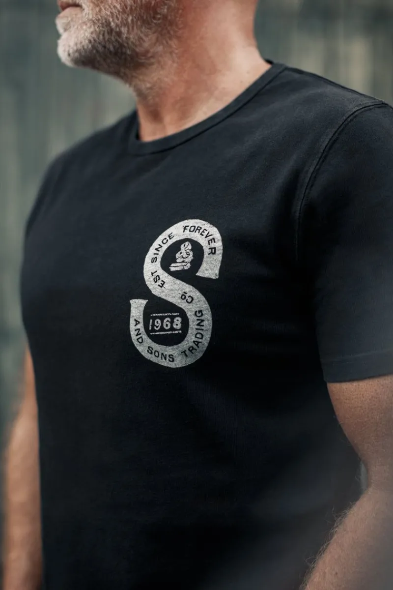 &SONS Sigma T-Shirt Black Cheap