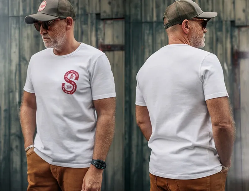 &SONS Sigma T-Shirt White Flash Sale