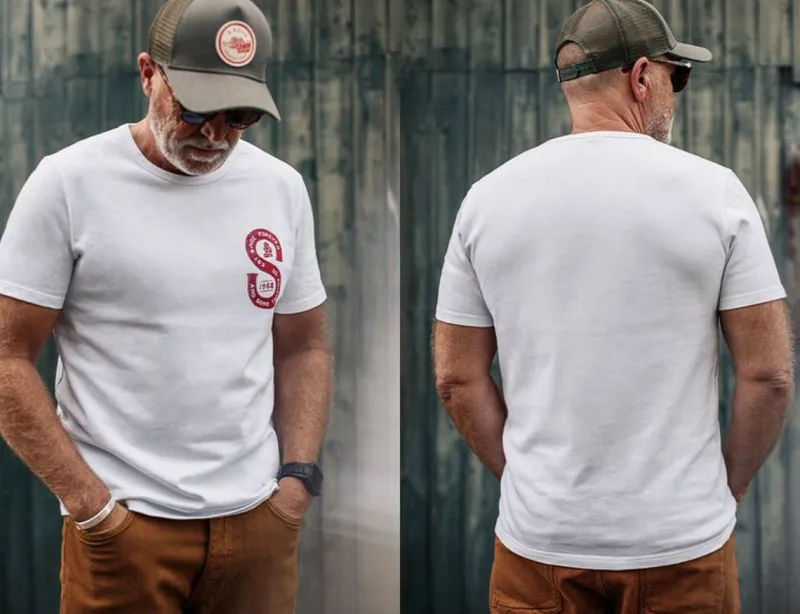 &SONS Sigma T-Shirt White Flash Sale
