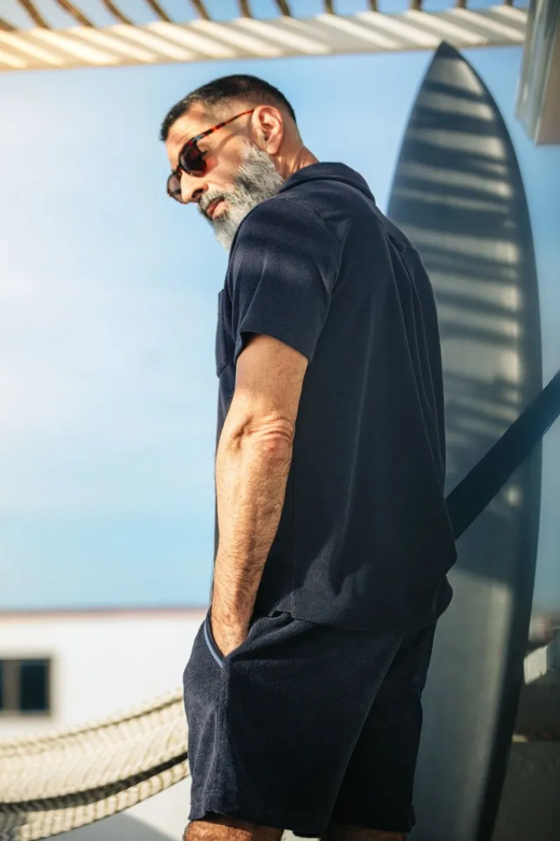 &SONS Solar Polo Navy Best Sale