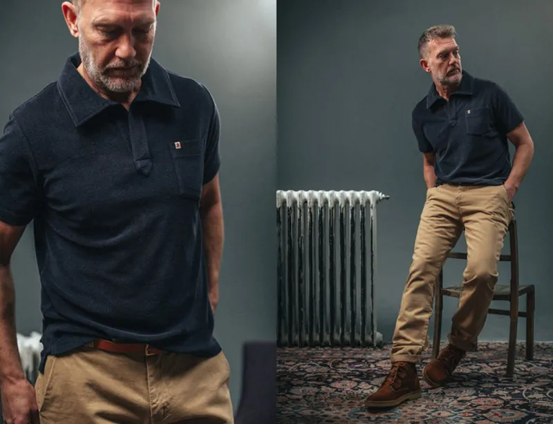 &SONS Solar Polo Navy Best Sale