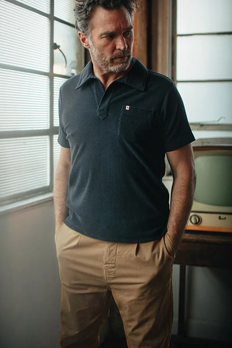 &SONS Solar Polo Navy Best Sale