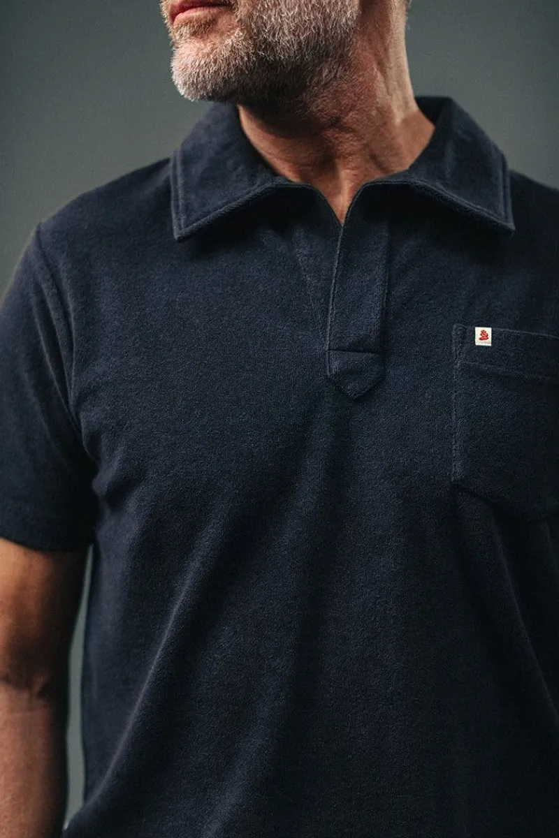 &SONS Solar Polo Navy Best Sale