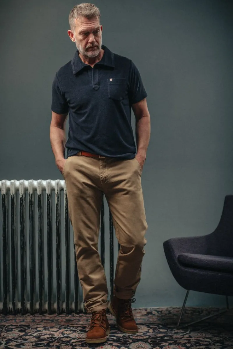 &SONS Solar Polo Navy Best Sale