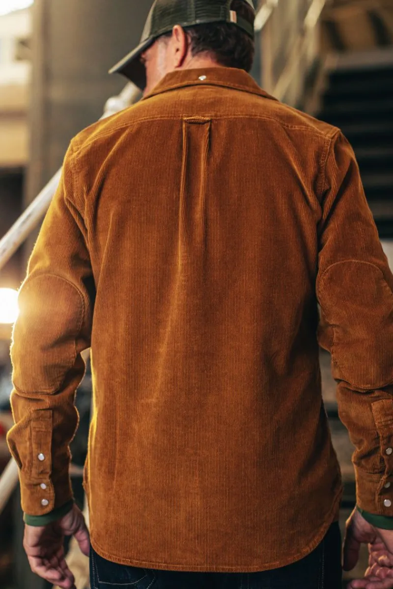 &SONS Sunday Shirt Corduroy Tan Hot