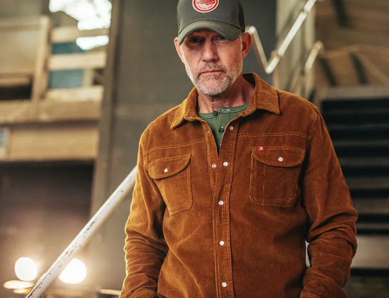 &SONS Sunday Shirt Corduroy Tan Hot