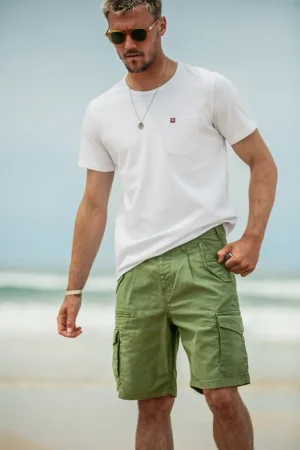 &SONS Surplus Army Shorts Green Discount