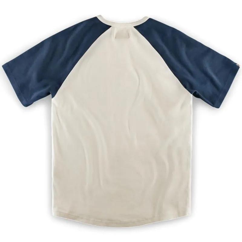 &SONS The Chariot Henley Shirt Raw/Indigo Cheap