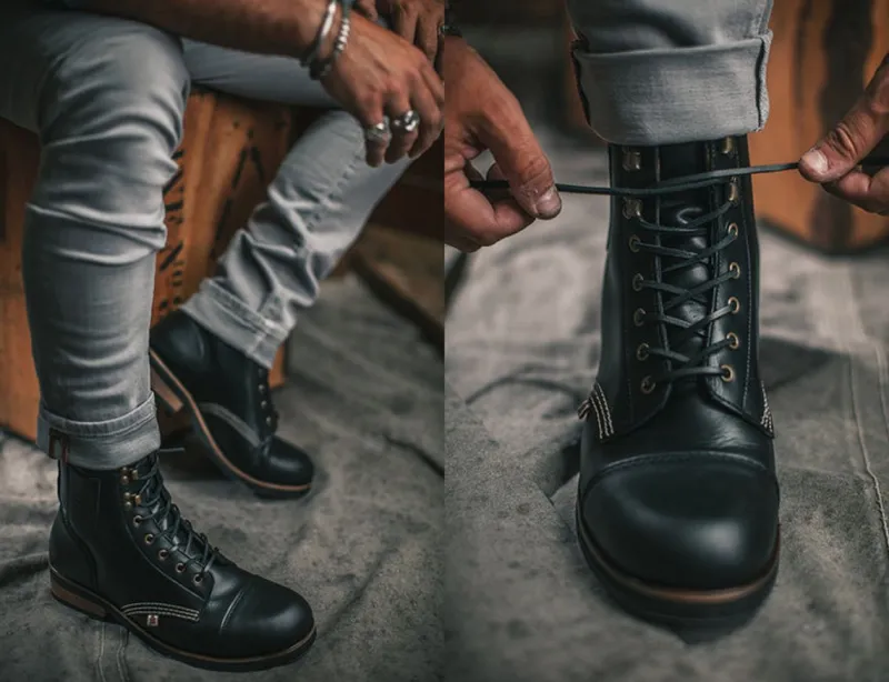 &SONS The Drover Boot Black Best Sale