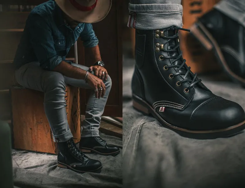 &SONS The Drover Boot Black Best Sale