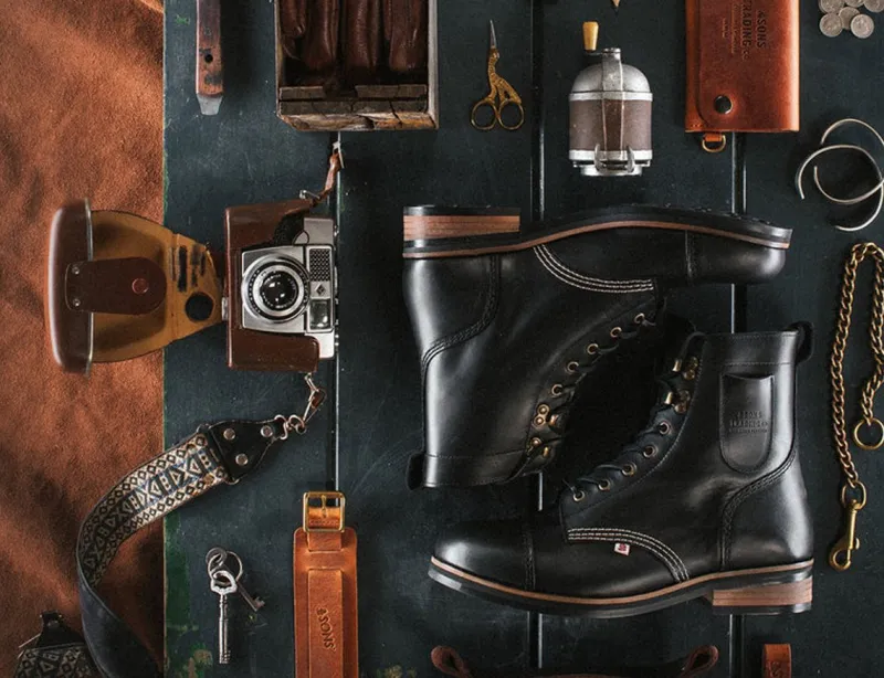 &SONS The Drover Boot Black Best Sale