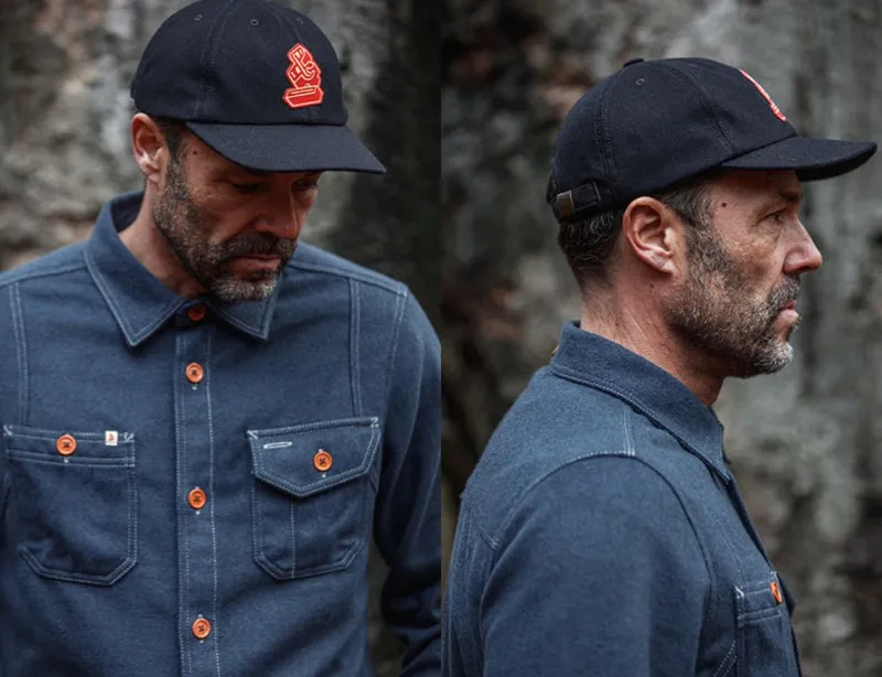 &SONS Woollen Snap Cap Navy Clearance