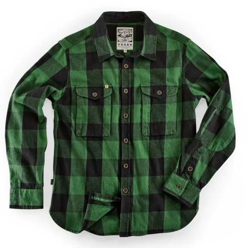 &SONS Yukon Flannel Field Shirt Green Online