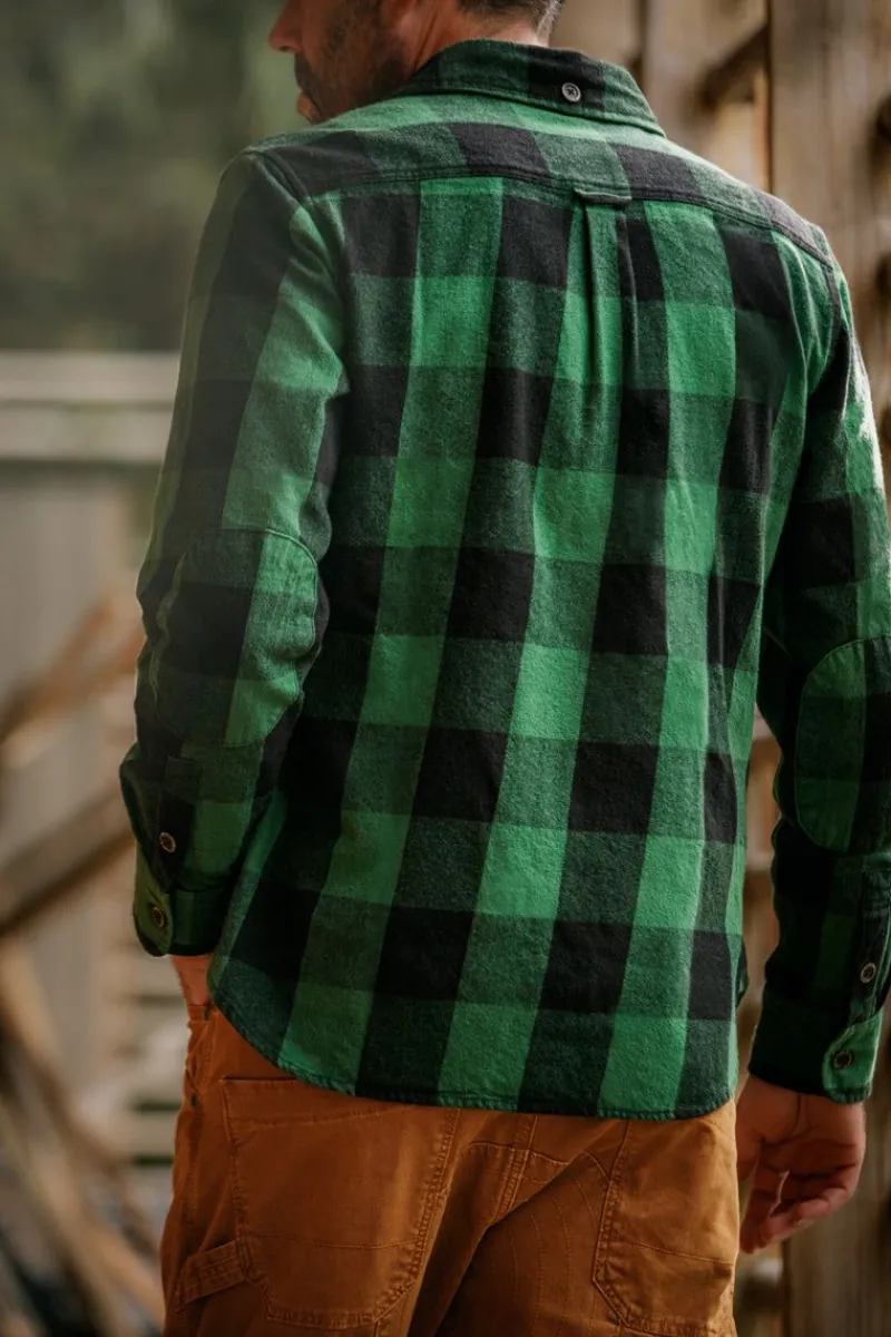 &SONS Yukon Flannel Field Shirt Green Online