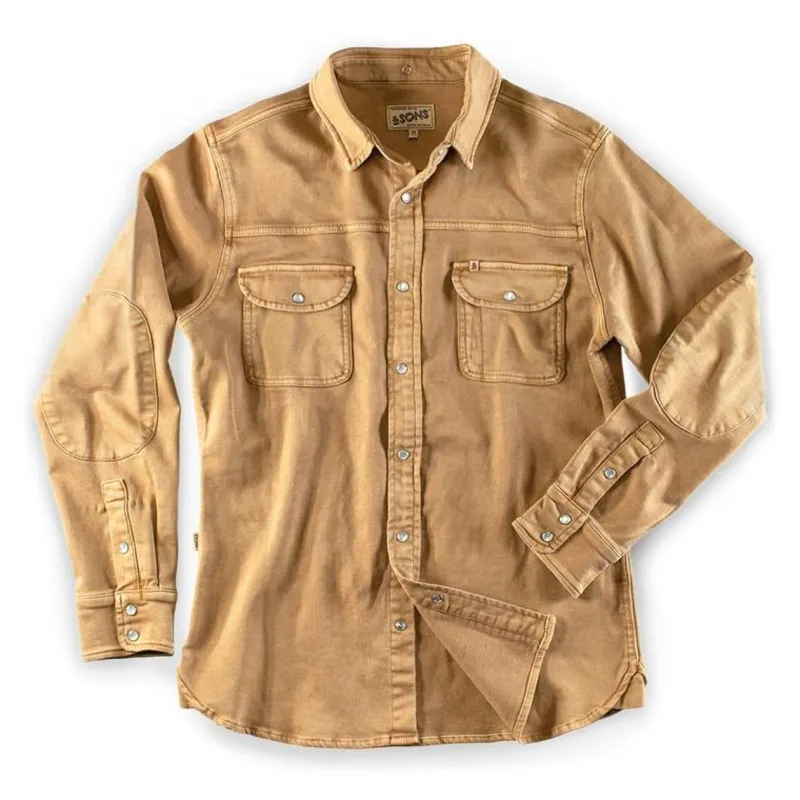 &SONS Sunday Shirt Dark Tan Hot