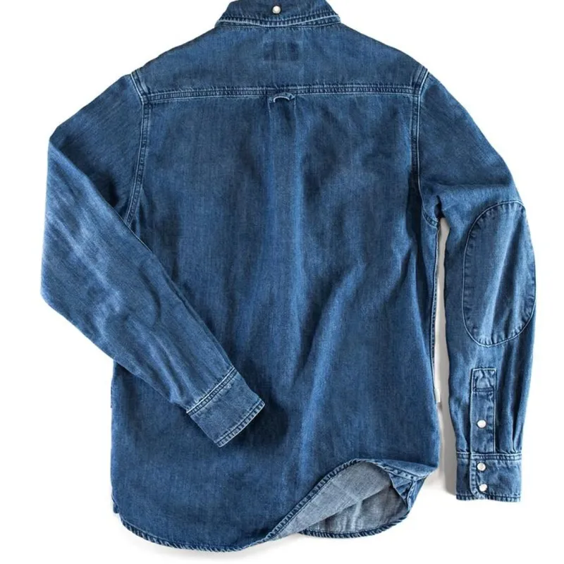 &SONS Sunday Shirt Light Denim Outlet