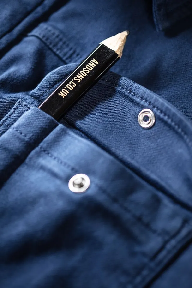 &SONS Sunday Shirt Utility Navy Hot