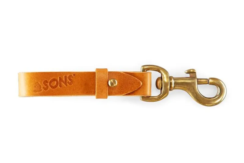 &SONS Tan Leather Key Fob Shop