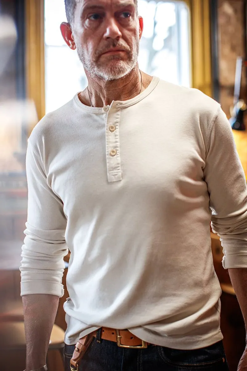 &SONS The New Elder Henley Shirt Raw Shop