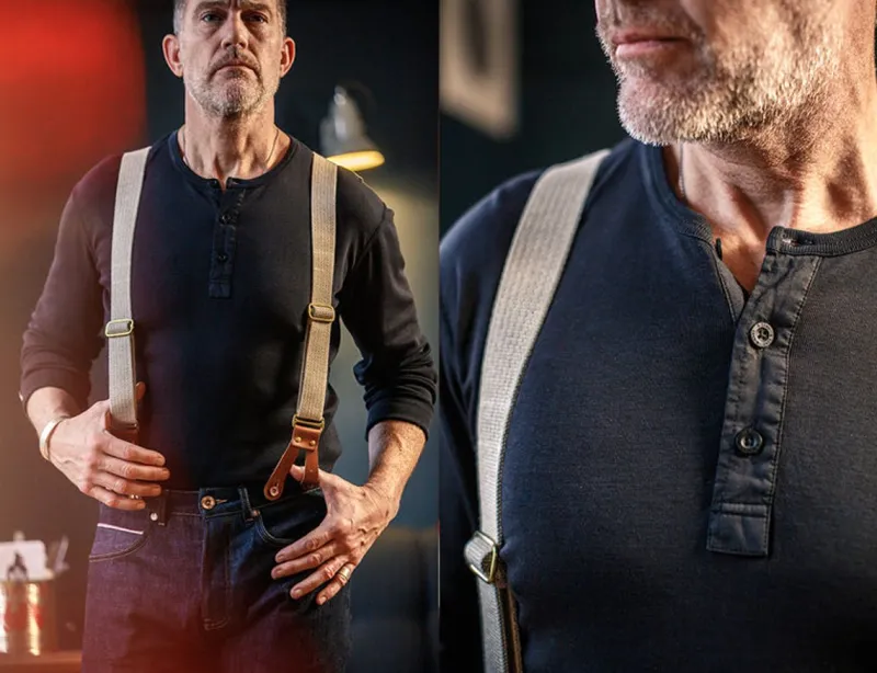 &SONS The New Elder Henley Shirt Black Hot