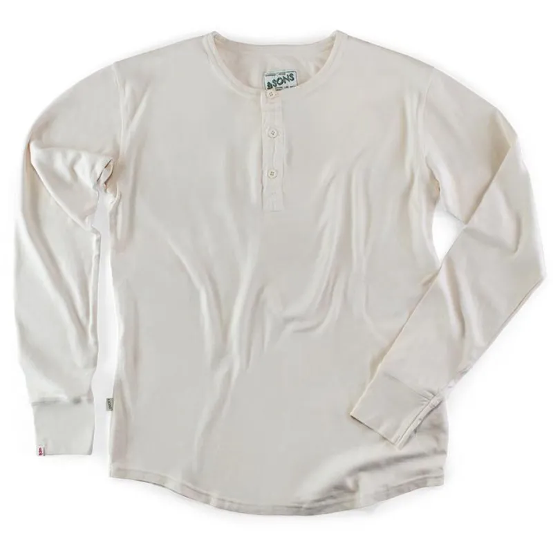 &SONS The New Elder Henley Shirt Raw Shop