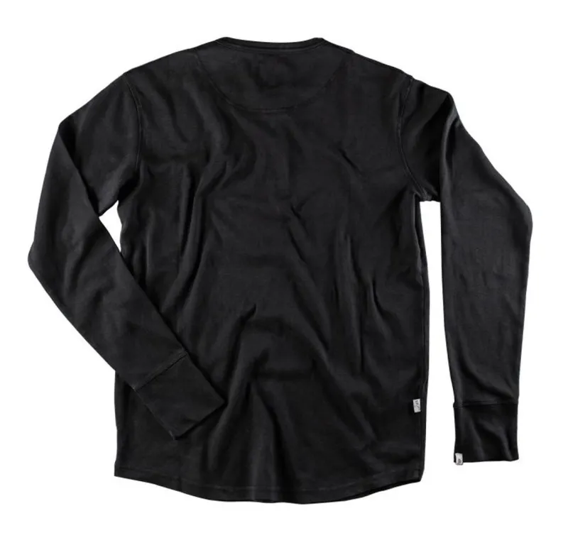 &SONS The New Elder Henley Shirt Black Hot