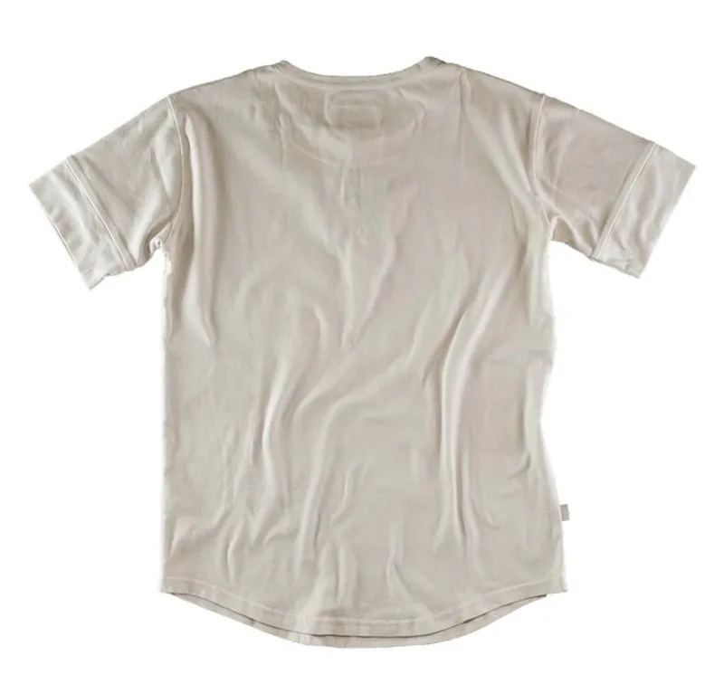 &SONS The New Elder Henley Short Sleeve Shirt Raw Cheap