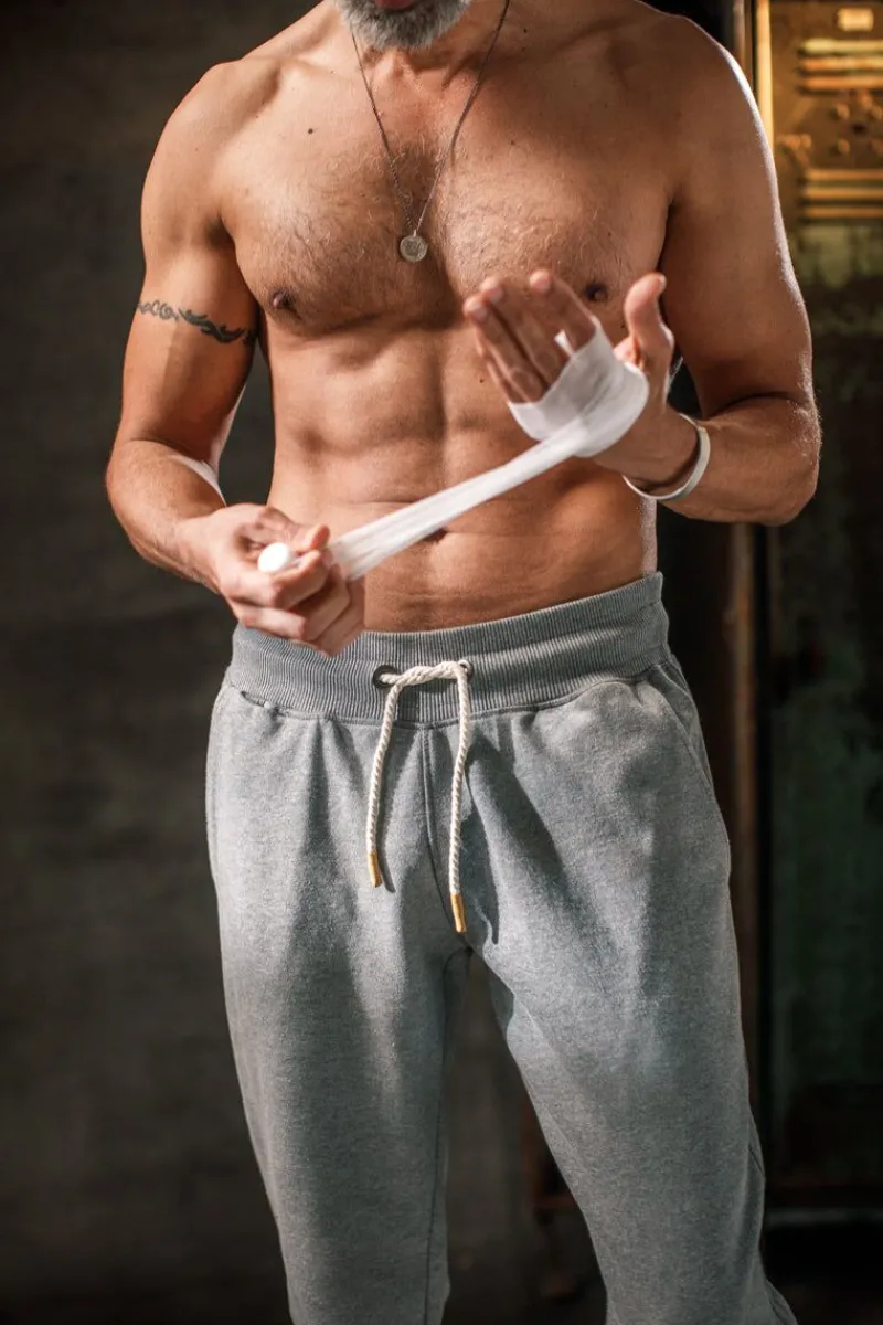 &SONS Track And Field Tracksuit Bottoms Grey Fashion