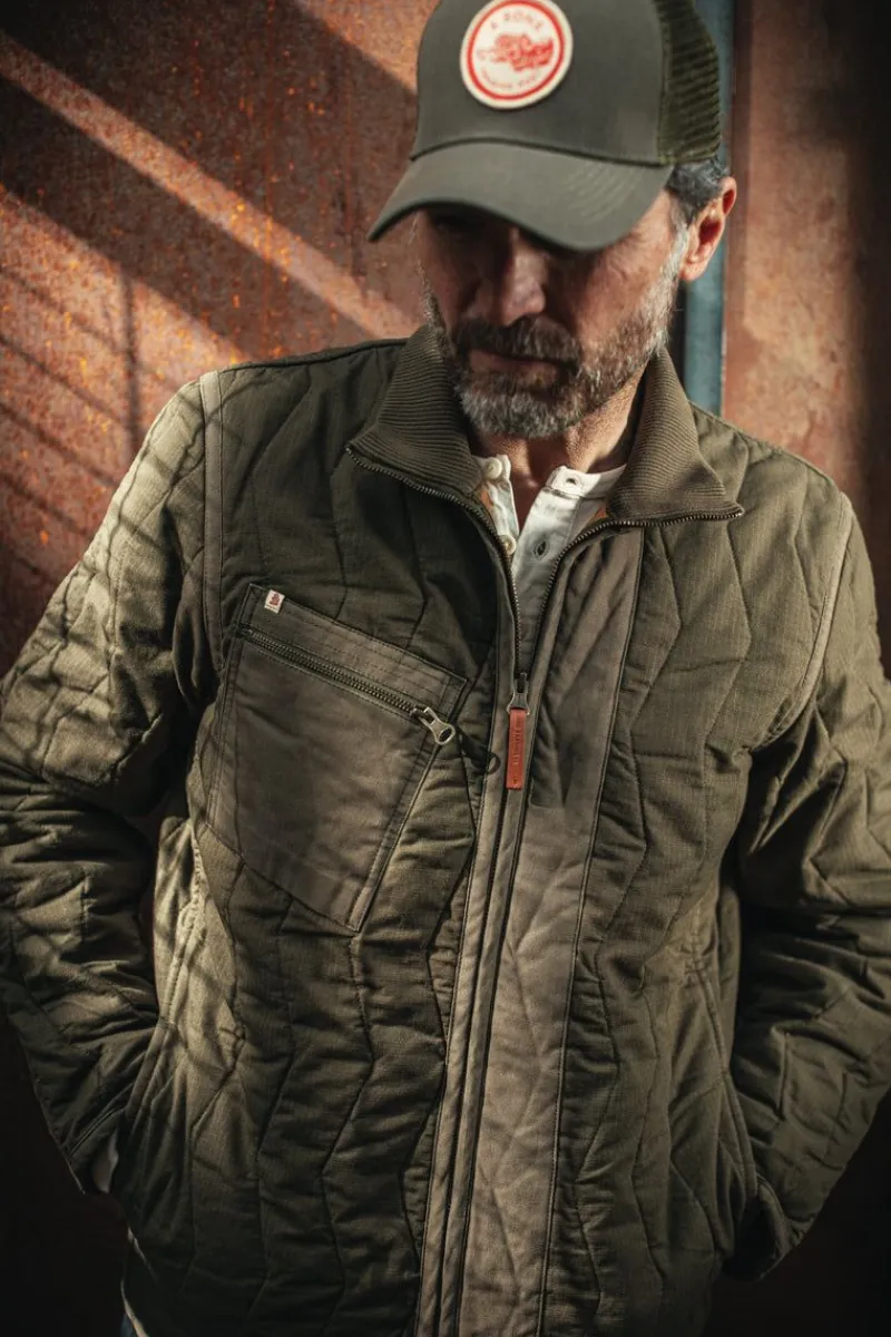 &SONS Trucker Badge Cap Army Green Discount