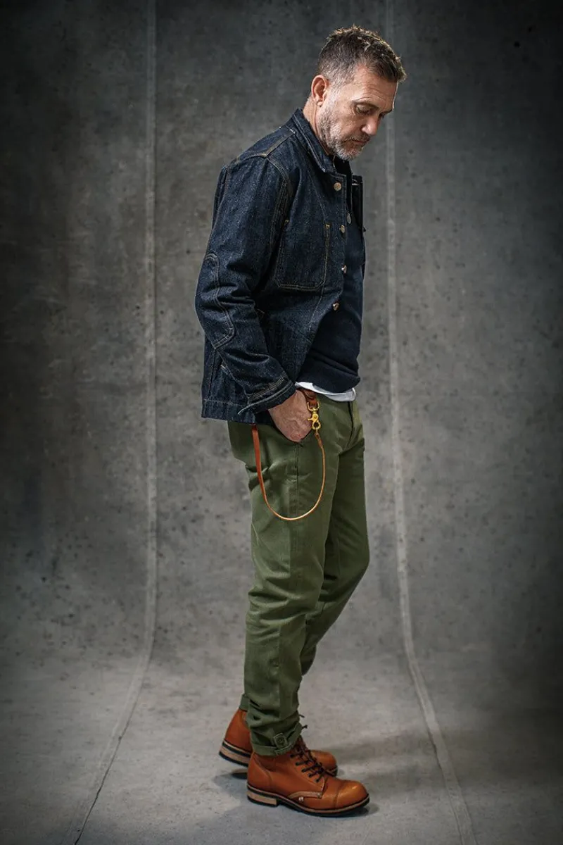 &SONS Virgil Chino Army Green Flash Sale