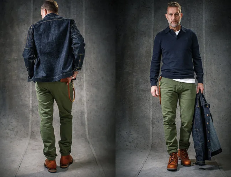 &SONS Virgil Chino Army Green Flash Sale