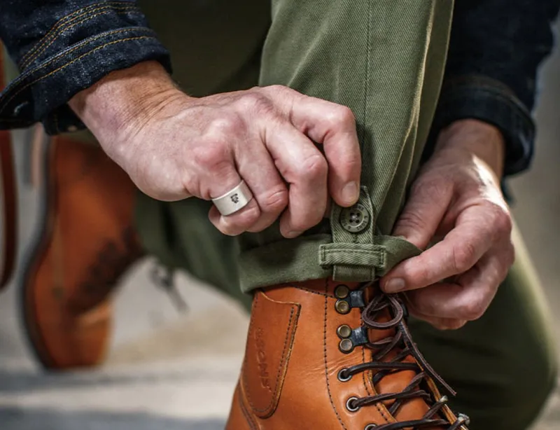 &SONS Virgil Chino Army Green Flash Sale