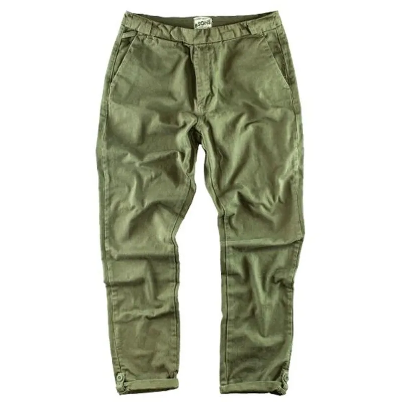 &SONS Virgil Chino Army Green Flash Sale