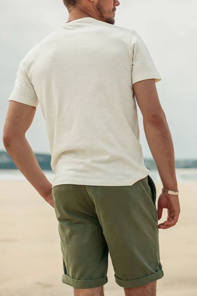 &SONS Virgil Chino Shorts Army Green Outlet