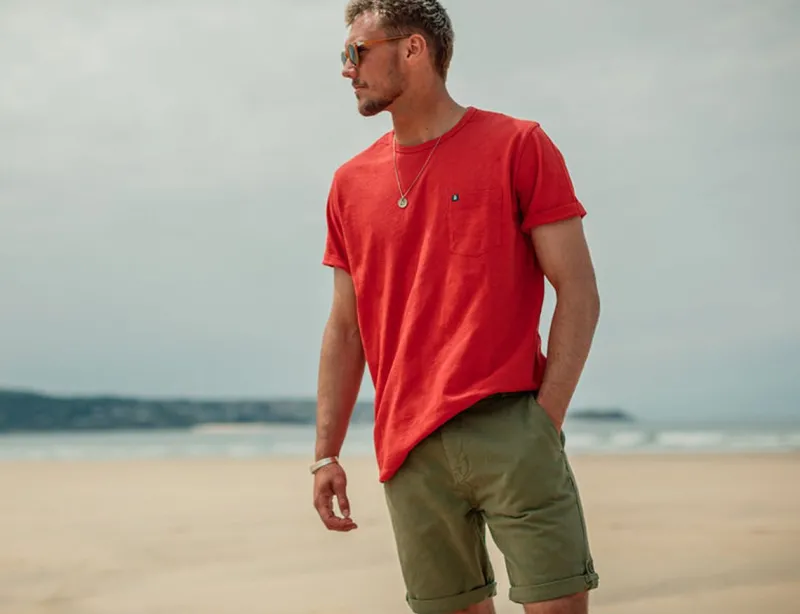 &SONS Virgil Chino Shorts Army Green Outlet
