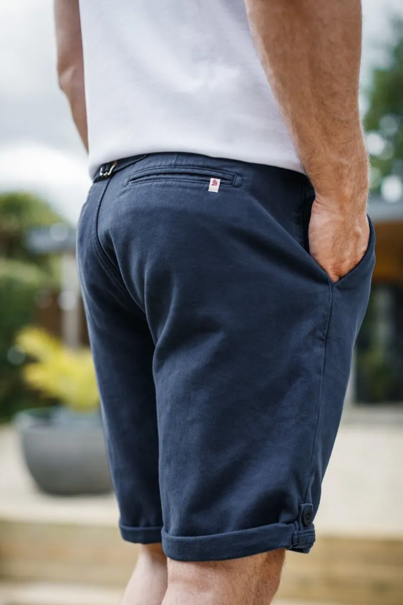 &SONS Virgil Chino Shorts Navy Cheap
