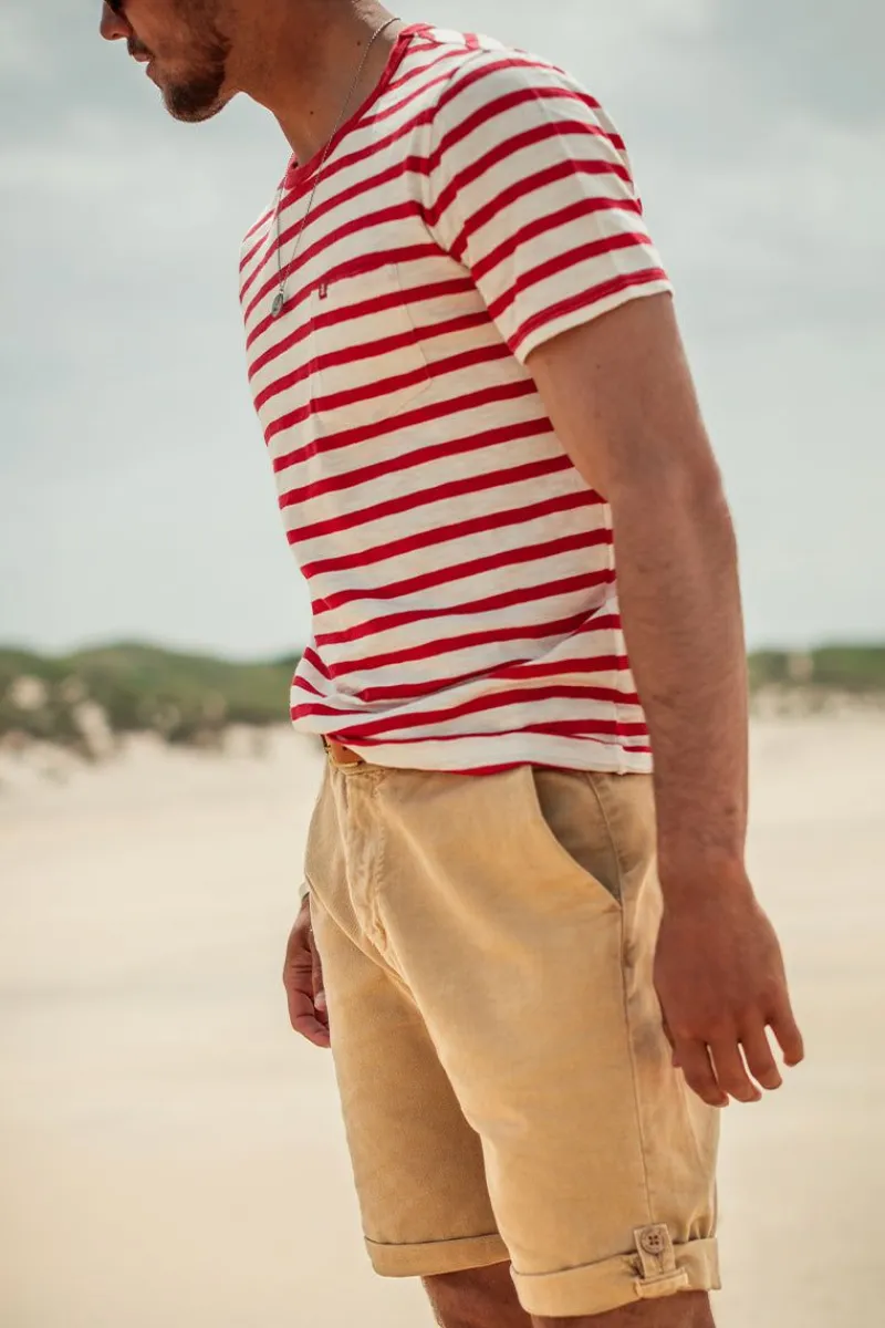 &SONS Virgil Chino Shorts Tan Outlet
