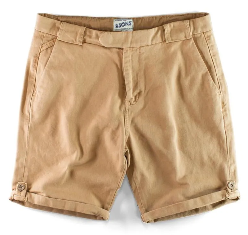 &SONS Virgil Chino Shorts Tan Outlet