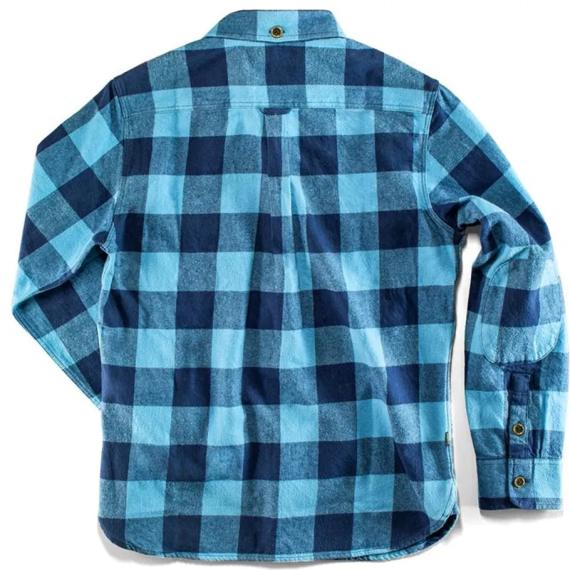 &SONS Yukon Flannel Field Shirt Blue Cheap