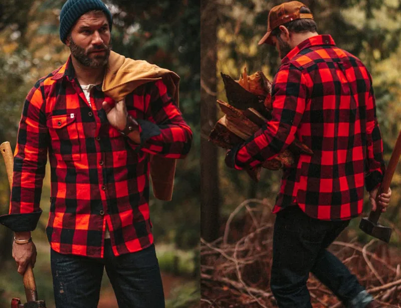 &SONS Yukon Flannel Field Shirt New
